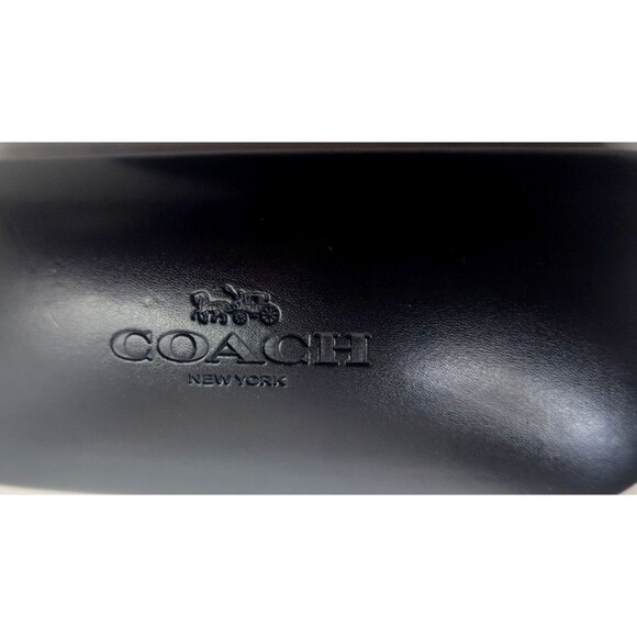 COACH Black Case AUTHENTIC Clamshell Eyewear EYEGLASSES Reading GLASSES Empty - Picture 3 of 6